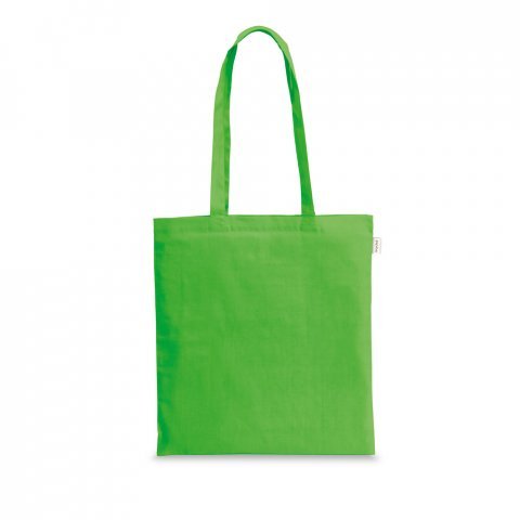 MEXICO. Sacola 70% algod&atilde;o reciclado e 30% poli&eacute;ster reciclado (150 g/m&sup2;) sem tingimento - Verde claro