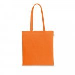 MEXICO. Sacola 70% algod&atilde;o reciclado e 30% poli&eacute;ster reciclado (150 g/m&sup2;) sem tingimento - Laranja