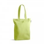 MERIDA. Sacola em 50% algod&atilde;o, 30% algod&atilde;o reciclado e 20% poli&eacute;ster reciclado (220 g/m&sup2;) - Verde claro