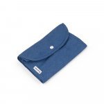 SIENA. Sacola dobr&aacute;vel em 50% algod&atilde;o, 30% algod&atilde;o reciclado e 20% poli&eacute;ster reciclado (140 g/m&sup2;) - Azul