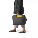 ALEXANDRIA. Mochila 2 em 1 para notebook (15.6") em 600D (14 L) - Cinza escuro