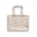 PARMA. Sacola em 50% algod&atilde;o, 30% algod&atilde;o reciclado e 20% poli&eacute;ster reciclado (220 g/m&sup2;) - Natural claro