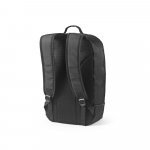 MANCHESTER. Mochila em poli&eacute;ster reciclado 290T e sarja com compartimento para sapatos (25 L) - Preto