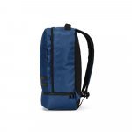 MANCHESTER. Mochila em poli&eacute;ster reciclado 290T e sarja com compartimento para sapatos (25 L) - Azul