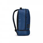 MANCHESTER. Mochila em poli&eacute;ster reciclado 290T e sarja com compartimento para sapatos (25 L) - Azul