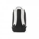 MANCHESTER. Mochila em poli&eacute;ster reciclado 290T e sarja com compartimento para sapatos (25 L) - Branco