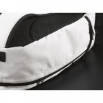 MANCHESTER. Mochila em poli&eacute;ster reciclado 290T e sarja com compartimento para sapatos (25 L) - Branco