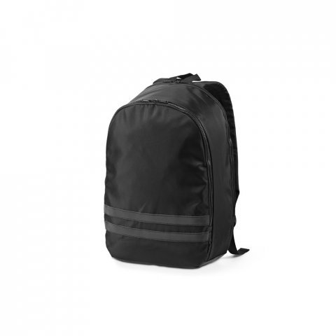 MANCHESTER NOTE. Mochila para notebook (15") em poli&eacute;ster reciclado 290T (18 L) - Preto