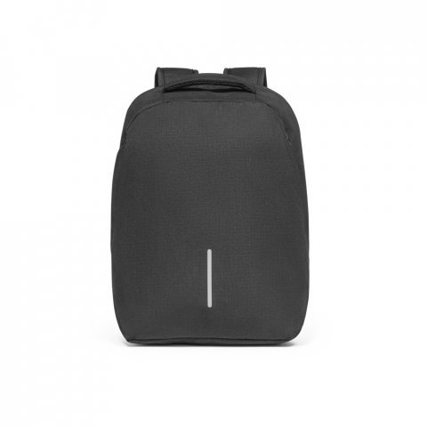 AUCKLAND. Mochila com sistema antiroubo para notebook (15.6") em 600D e ripstop (17 L) - Preto