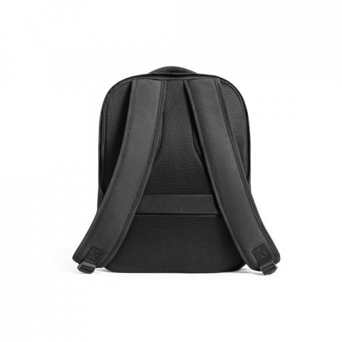 AUCKLAND. Mochila com sistema antiroubo para notebook (15.6") em 600D e ripstop (17 L) - Preto