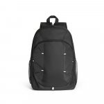 LIMA. Mochila em 600D com detalhes em ripstop colorido (16 L) - Preto