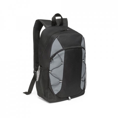 LIMA. Mochila em 600D com detalhes em ripstop colorido (16 L) - Cinza