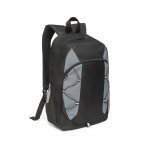 LIMA. Mochila em 600D com detalhes em ripstop colorido (16 L) - Cinza
