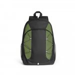 LIMA. Mochila em 600D com detalhes em ripstop colorido (16 L) - Verde escuro