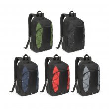 LIMA. Mochila em 600D com detalhes em ripstop colorido (16 L)