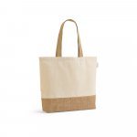 MALDIVAS CASUAL. Sacola em 70% algod&atilde;o reciclado e 30% poli&eacute;ster reciclado (220 g/m&sup2;) com base em juta - Natural claro