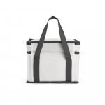 VENEZA. Sacola t&eacute;rmica em poli&eacute;ster reciclado 600D com isolamento em PEVA 9.5 L - Branco