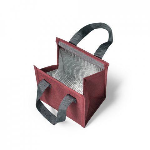 ALBANIA. Bolsa t&eacute;rmica em 300D de alta densidade 2.5 L - Vermelho