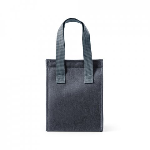 ALBANIA. Bolsa t&eacute;rmica em 300D de alta densidade 2.5 L - Cinza escuro