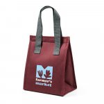 ALBANIA LARGE. Bolsa t&eacute;rmica em 300D de alta densidade  6 L - Vermelho