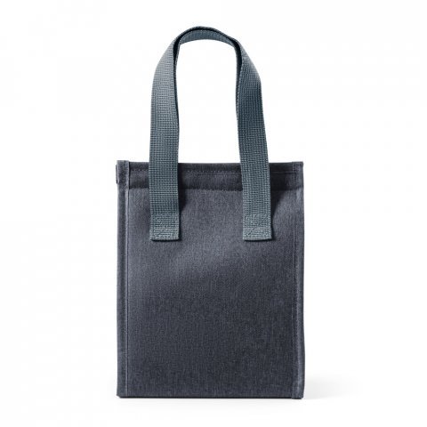 ALBANIA LARGE. Bolsa t&eacute;rmica em 300D de alta densidade  6 L - Cinza escuro