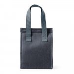 ALBANIA LARGE. Bolsa t&eacute;rmica em 300D de alta densidade  6 L - Cinza escuro