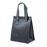 ALBANIA LARGE. Bolsa t&eacute;rmica em 300D de alta densidade  6 L - Cinza escuro