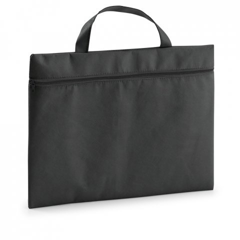 KAYL. Pasta de congresso em non-woven (80 g/m&sup2;) - Preto