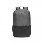 DOUALA. Mochila para notebook (15.6") em 300D 2Tone de alta densiade 2Tone em nylon (17 L) - Preto
