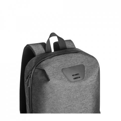 DOUALA. Mochila para notebook (15.6") em 300D 2Tone de alta densiade 2Tone em nylon (17 L) - Preto
