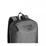 DOUALA. Mochila para notebook (15.6") em 300D 2Tone de alta densiade 2Tone em nylon (17 L) - Preto