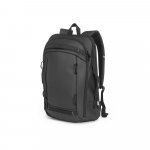 KAMPALA. Mochila para notebook (17.3") em 900D poli&eacute;ster reciclado de alta densidade com revestimento resistente &agrave; agua  (21 L) - Preto