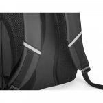 KAMPALA. Mochila para notebook (17.3") em 900D poli&eacute;ster reciclado de alta densidade com revestimento resistente &agrave; agua  (21 L) - Preto
