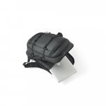 KAMPALA. Mochila para notebook (17.3") em 900D poli&eacute;ster reciclado de alta densidade com revestimento resistente &agrave; agua  (21 L) - Preto