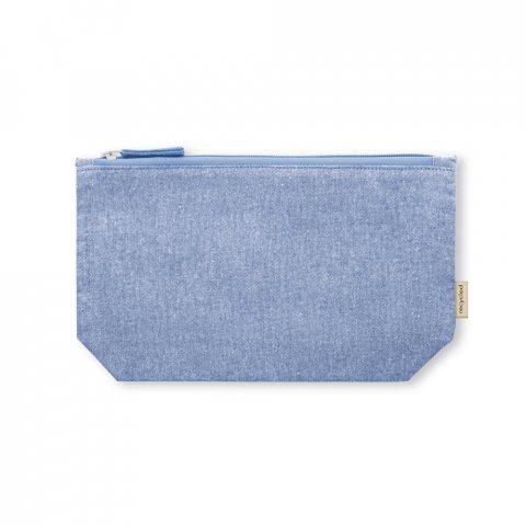 SAMOSIR M. Bolsa multifun&ccedil;&otilde;es em 70% algod&atilde;o reciclado e 30% poli&eacute;ster reciclado (140 g/m&sup2;) - Azul