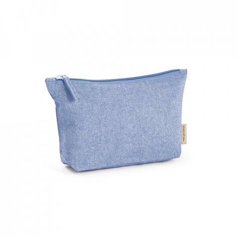 SAMOSIR M. Bolsa multifun&ccedil;&otilde;es em 70% algod&atilde;o reciclado e 30% poli&eacute;ster reciclado (140 g/m&sup2;) - Azul