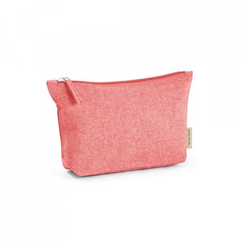 SAMOSIR M. Bolsa multifun&ccedil;&otilde;es em 70% algod&atilde;o reciclado e 30% poli&eacute;ster reciclado (140 g/m&sup2;) - Vermelho