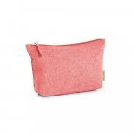 SAMOSIR M. Bolsa multifun&ccedil;&otilde;es em 70% algod&atilde;o reciclado e 30% poli&eacute;ster reciclado (140 g/m&sup2;) - Vermelho
