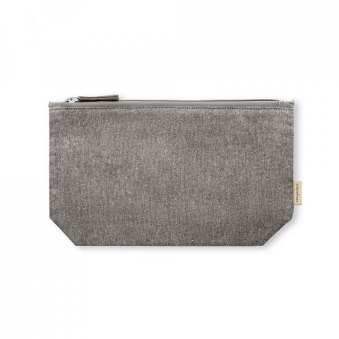 SAMOSIR L. Bolsa multifun&ccedil;&otilde;es em 70% algod&atilde;o reciclado e 30% poli&eacute;ster reciclado (140 g/m&sup2;) - Preto
