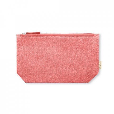 SAMOSIR L. Bolsa multifun&ccedil;&otilde;es em 70% algod&atilde;o reciclado e 30% poli&eacute;ster reciclado (140 g/m&sup2;) - Vermelho