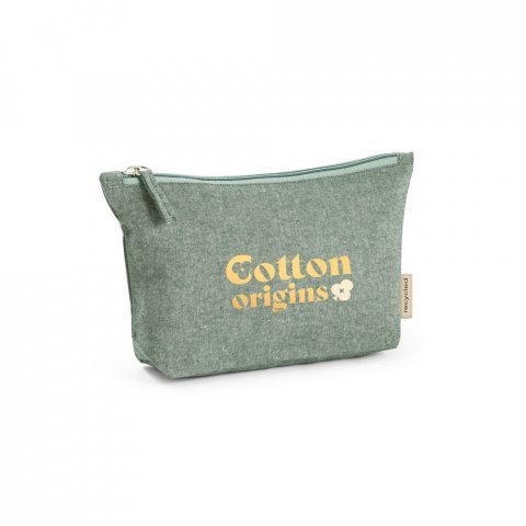 SAMOSIR L. Bolsa multifun&ccedil;&otilde;es em 70% algod&atilde;o reciclado e 30% poli&eacute;ster reciclado (140 g/m&sup2;) - Verde escuro