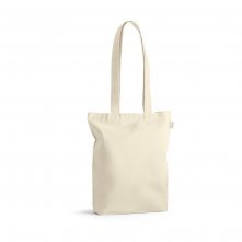 VAL&Ecirc;NCIA. Sacola em 100% algod&atilde;o reciclado (140 g/m&sup2;)