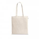 GIZA. Sacola em 100% algod&atilde;o reciclado (140 g/m&sup2;) - Natural claro