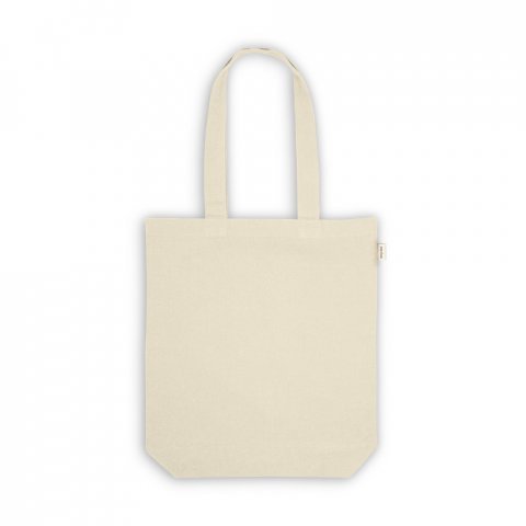 CAMPINAS. Sacola 100% algod&atilde;o reciclado (220 g/m&sup2;) - Natural claro