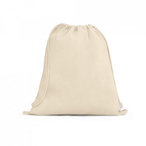 MAIORCA. Sacola tipo mochila em 100% algod&atilde;o reciclado (180 g/m&sup2;)