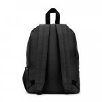 ROSARIO. Mochila em poli&eacute;ster reciclado 600D com bolso frontal espa&ccedil;oso (20 L) - Preto