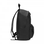 ROSARIO. Mochila em poli&eacute;ster reciclado 600D com bolso frontal espa&ccedil;oso (20 L) - Preto