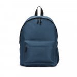 ROSARIO. Mochila em poli&eacute;ster reciclado 600D com bolso frontal espa&ccedil;oso (20 L) - Azul