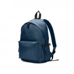 ROSARIO. Mochila em poli&eacute;ster reciclado 600D com bolso frontal espa&ccedil;oso (20 L) - Azul