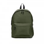 ROSARIO. Mochila em poli&eacute;ster reciclado 600D com bolso frontal espa&ccedil;oso (20 L) - Verde escuro